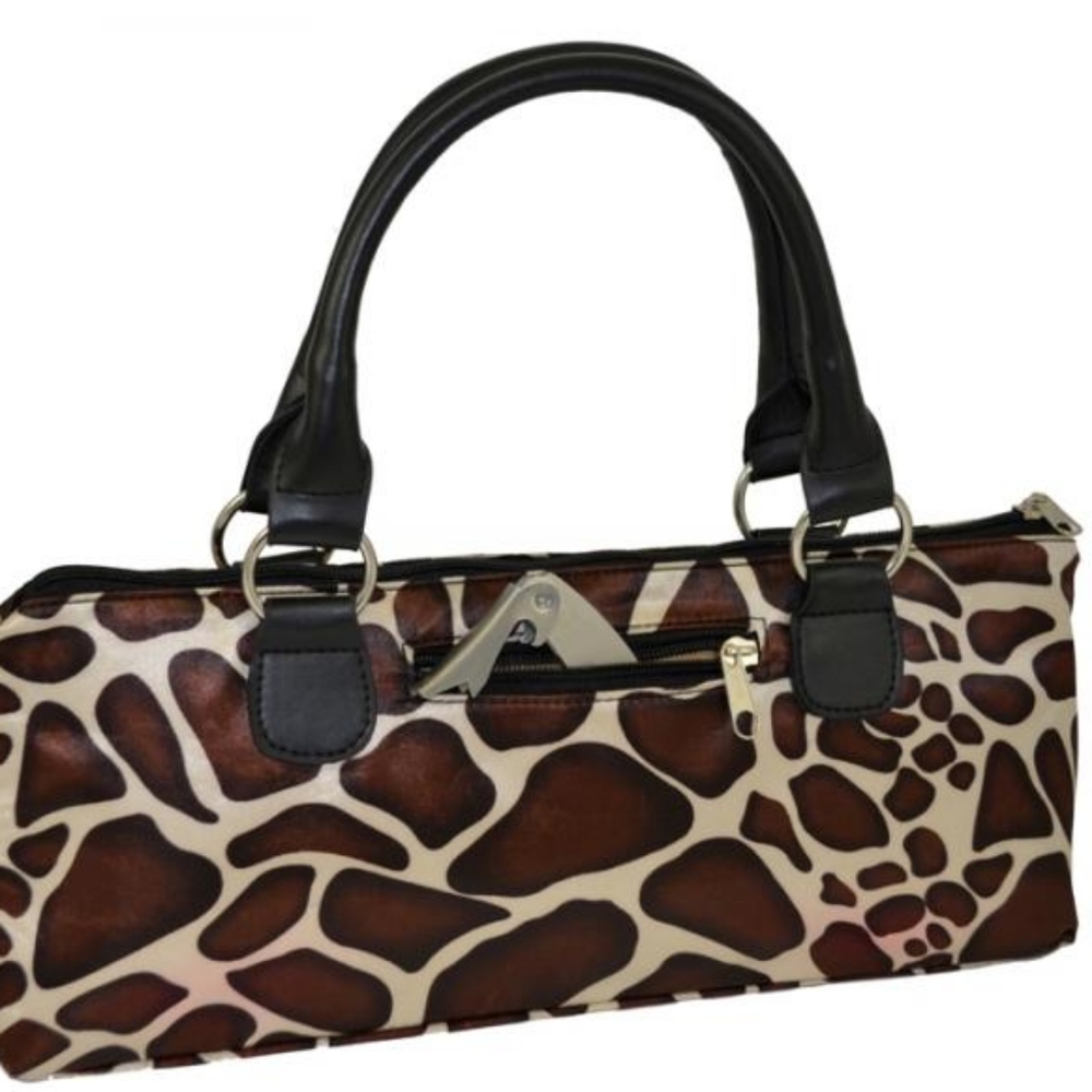 PRIMEWARE 🍷 Wine Clutch in Giraffe Print - Picture 4 of 14